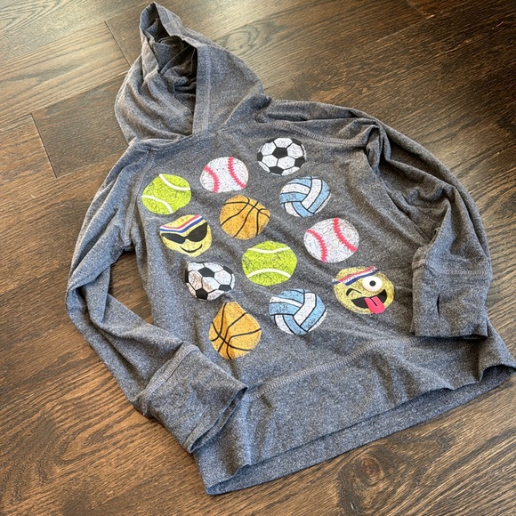 2T/3T BOYS RUMI + RYDER HOODED GRY SPORT TSHIRT - Picture 3 of 5